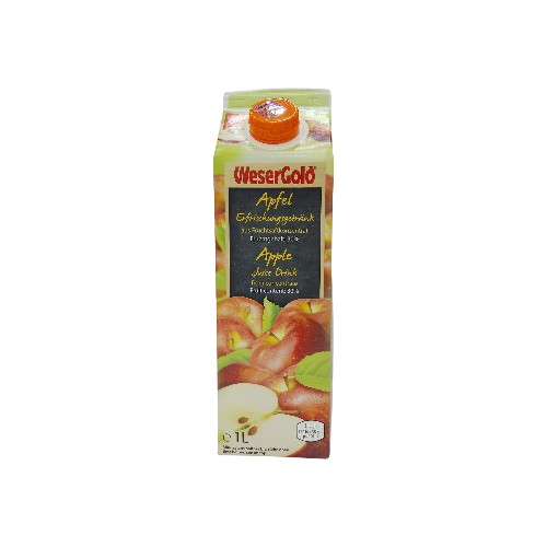 WESERGOLD APPLE JUICE 1L