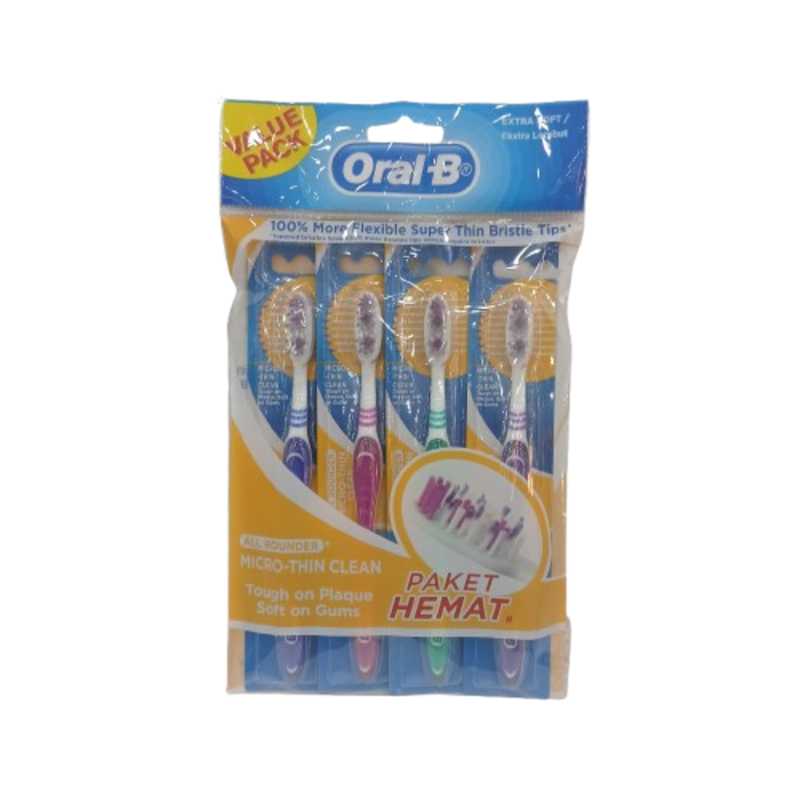 ORAL B TOOTH BRUSH EXTRA SOFT 4