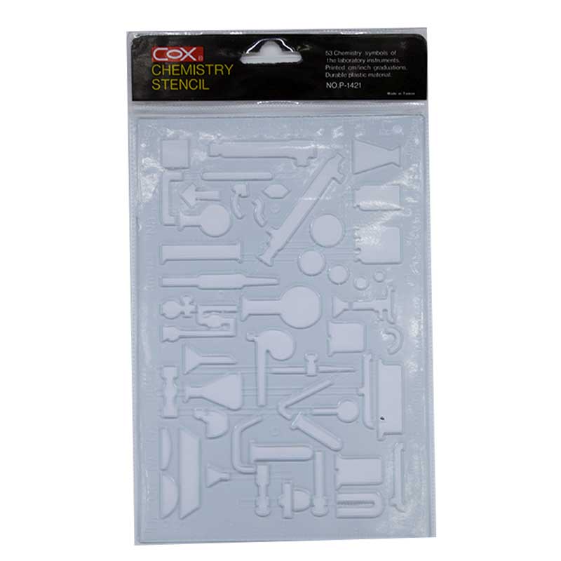 CHEMISTRY STENCIL P1421