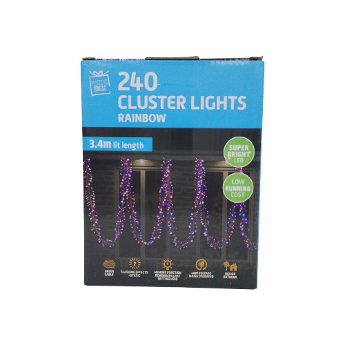 UBL LED CLUSTER LIGHTS 240 RAIN
