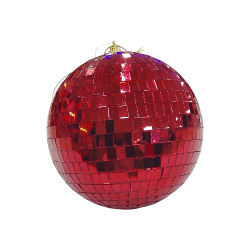 UBL BAUBLE MIRROR 15CM RED