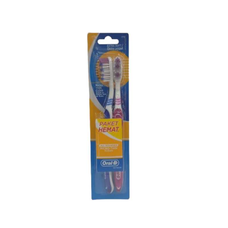 ORAL B TOOTH BRUSH THIN 2PCS
