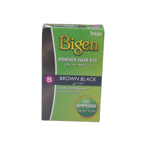 BIGEN BROWN BLACK HAIR DYE POWD