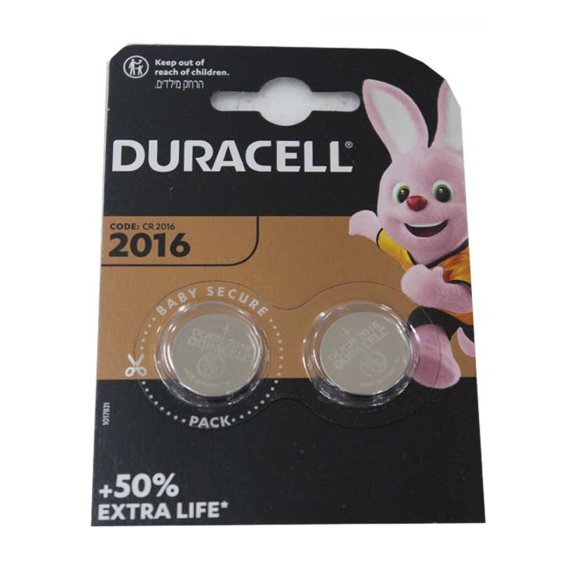 BATTERY LITHIUM 3V 2016 DURACEL