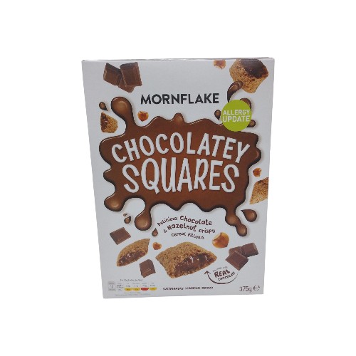 MORNFLAKE CHOCOLATE SQUARES 375