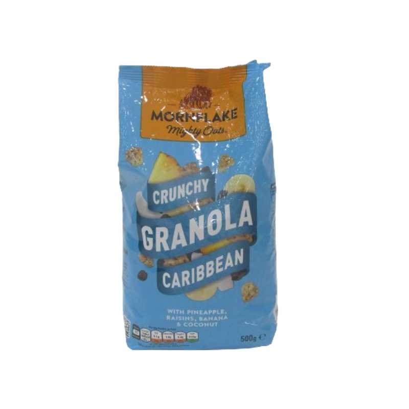 MORNFLAKE GRANOLA CARIBBEAN 500