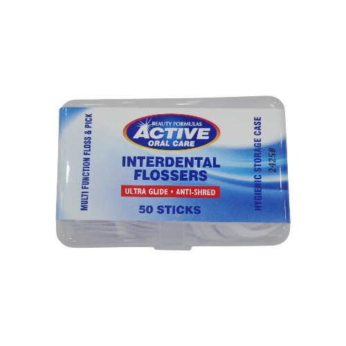 INTERDENTAL FLOSS 50S ACTIVE