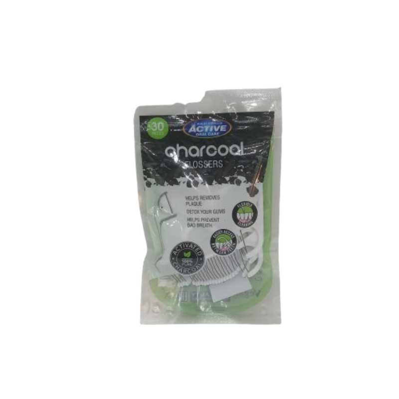 FLOSSERS CHARCOAL DENTAL 50 BEA