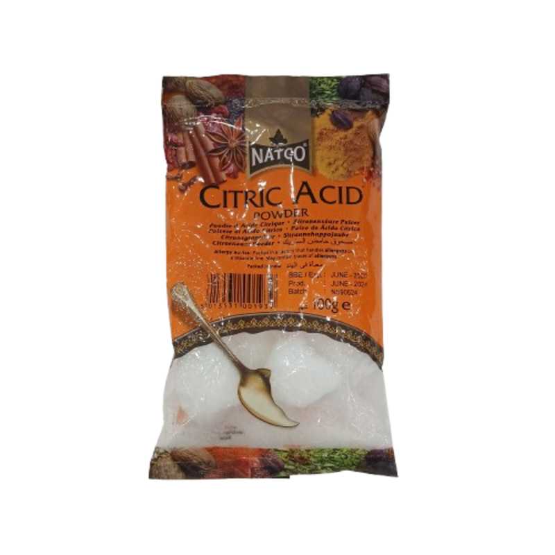 NATCO CITRIC ACID POWDER 100G