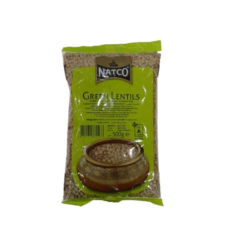 NATCO GREEN LENTILS 500G
