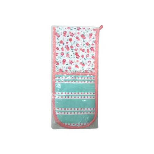 OVEN GLOVE DOUBLE BLUEPINK D..
