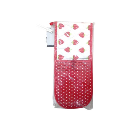 OVEN GLOVE DOUBLE STRAWBERRY..