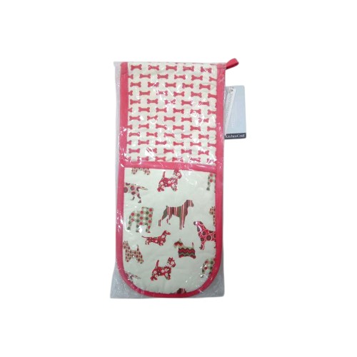 OVEN GLOVE DOUBLE DOG SILHOUE..