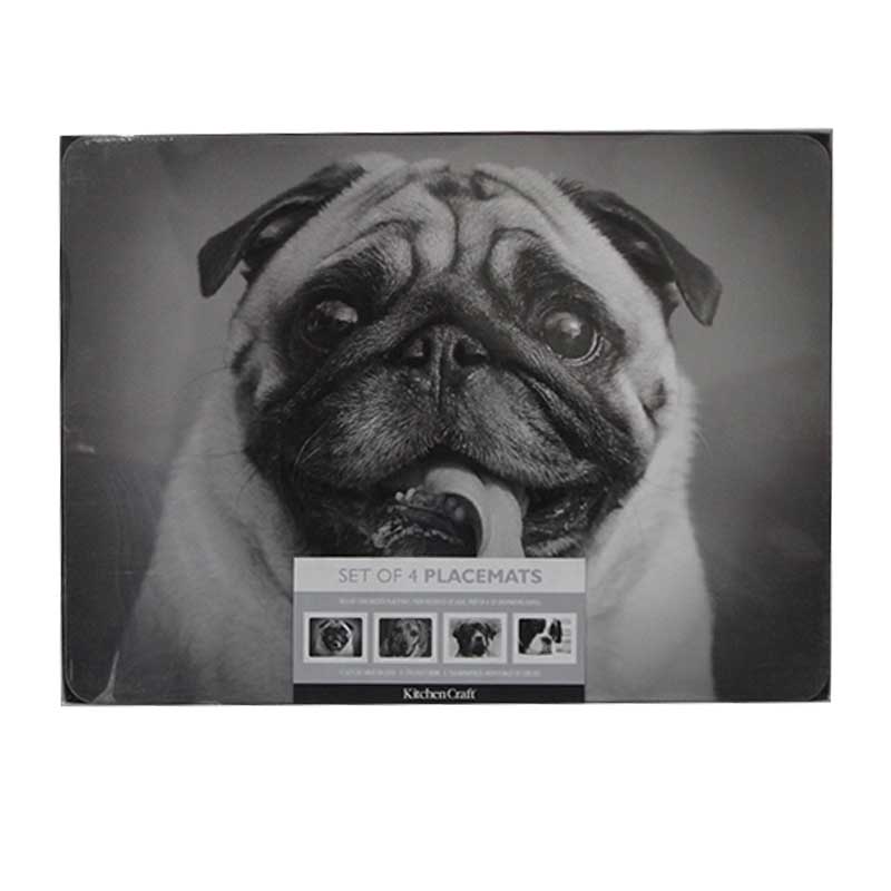PLACE MATS 4PCS DOG DESIGN KC..