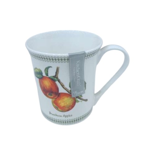 MUG APPLE PRINT BONE 390ML FL.