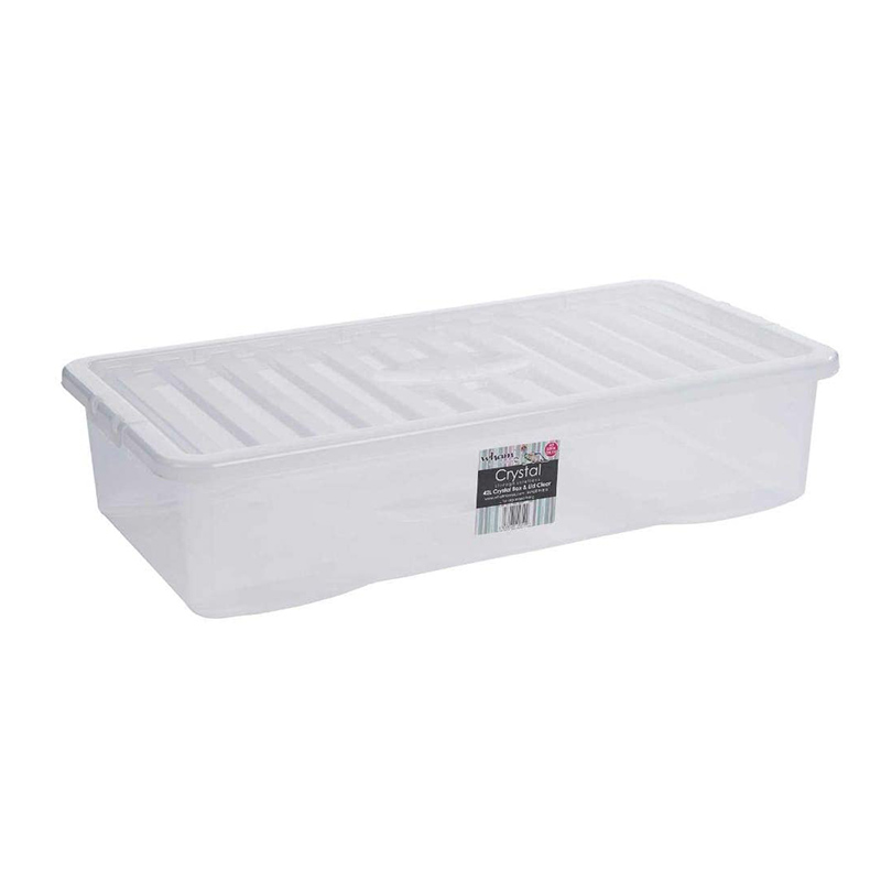 WHAM STORAGE BOX W LID 42L CLEA