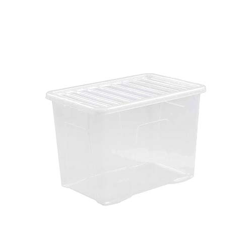 WHAM STORAGE BOX W LID 80LTE CL
