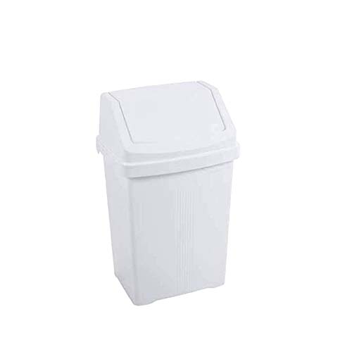 WHAM PLASTIC SWING BIN 8L ICE W