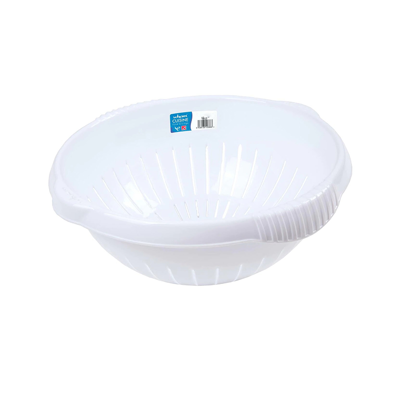 COLANDER 30CM ROUND PLASTIC WHA