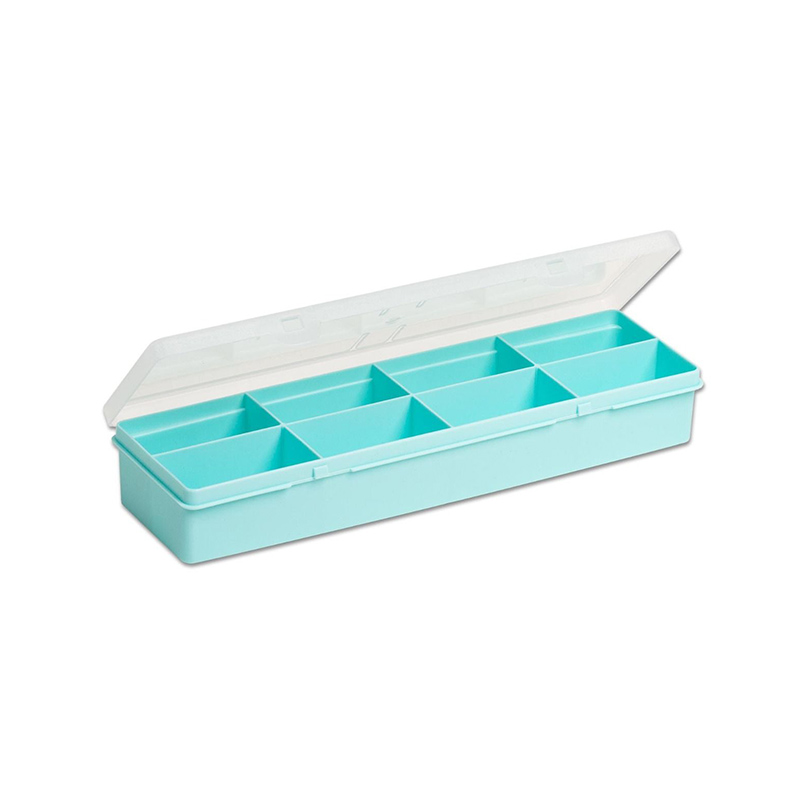 ORGANISER 29CM 8 DIVISION BLUE