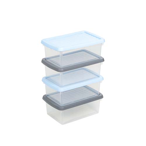 WHAM STORAGE BOX W LID 4L CLEAR