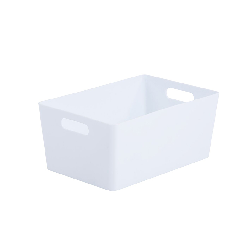 BASKET RECT 12X10CM PLASTIC WHI