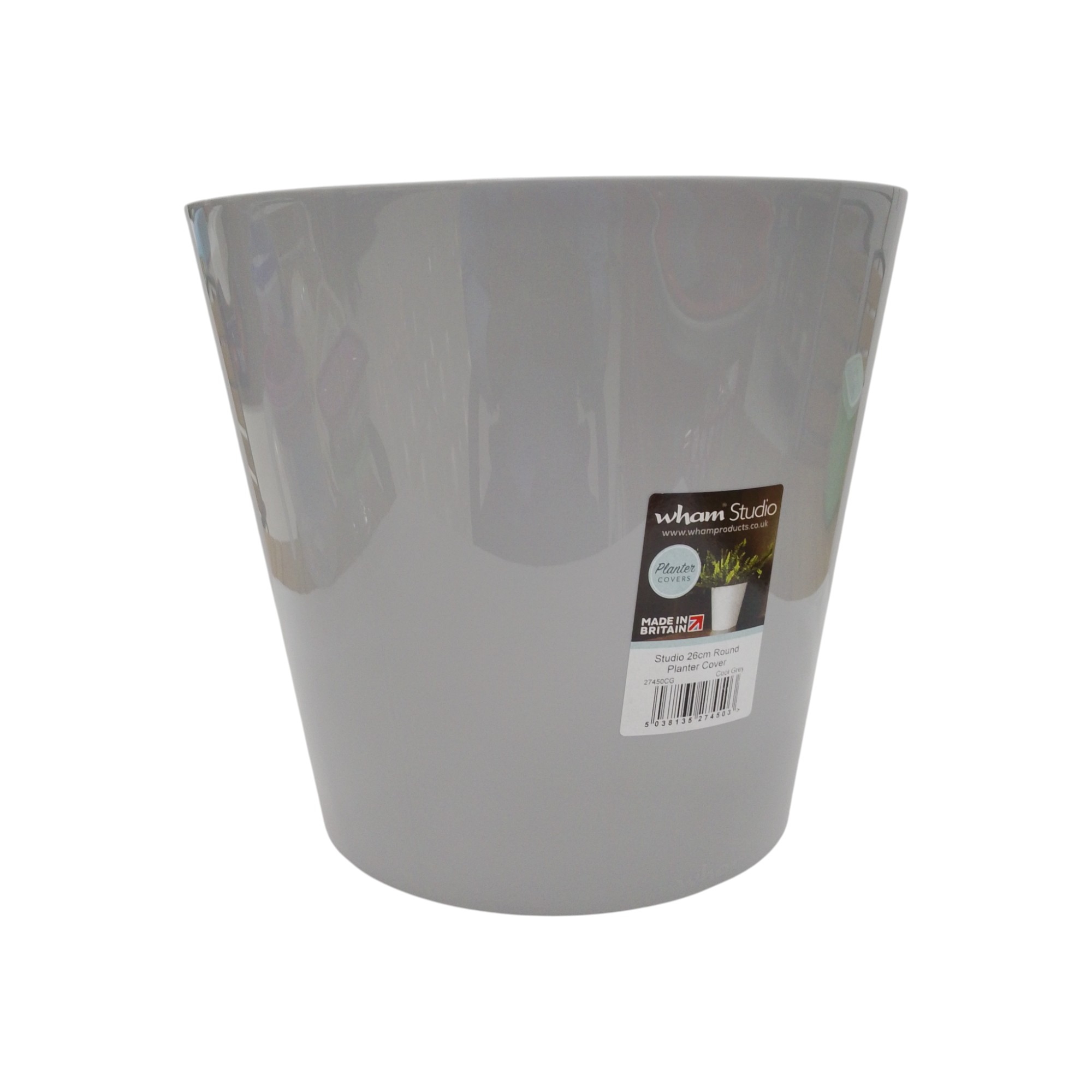 WHAM FLOWER POT 26CM GERY