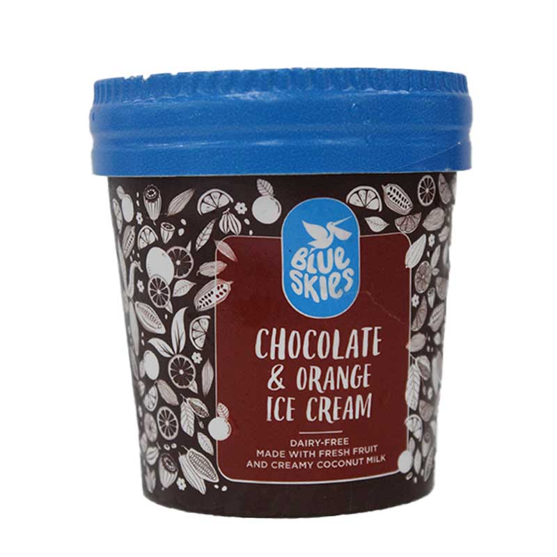 BLUE SKIES CHOCOLATE-ORANGE ICE