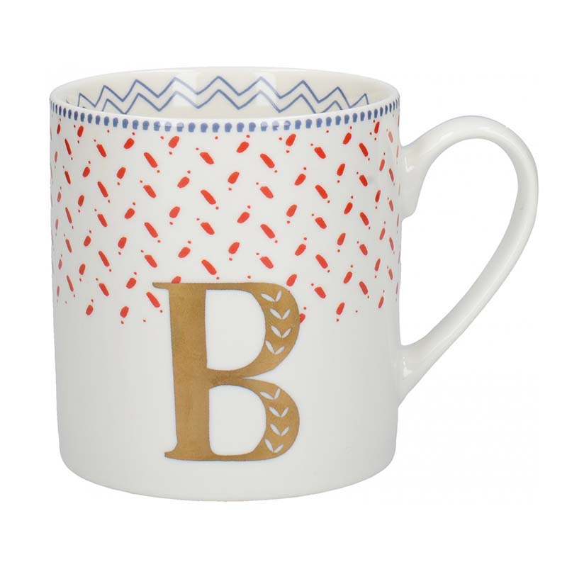 MUG CERAMIC ALPHABET B