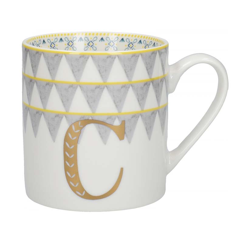MUG CERAMIC ALPHABET C