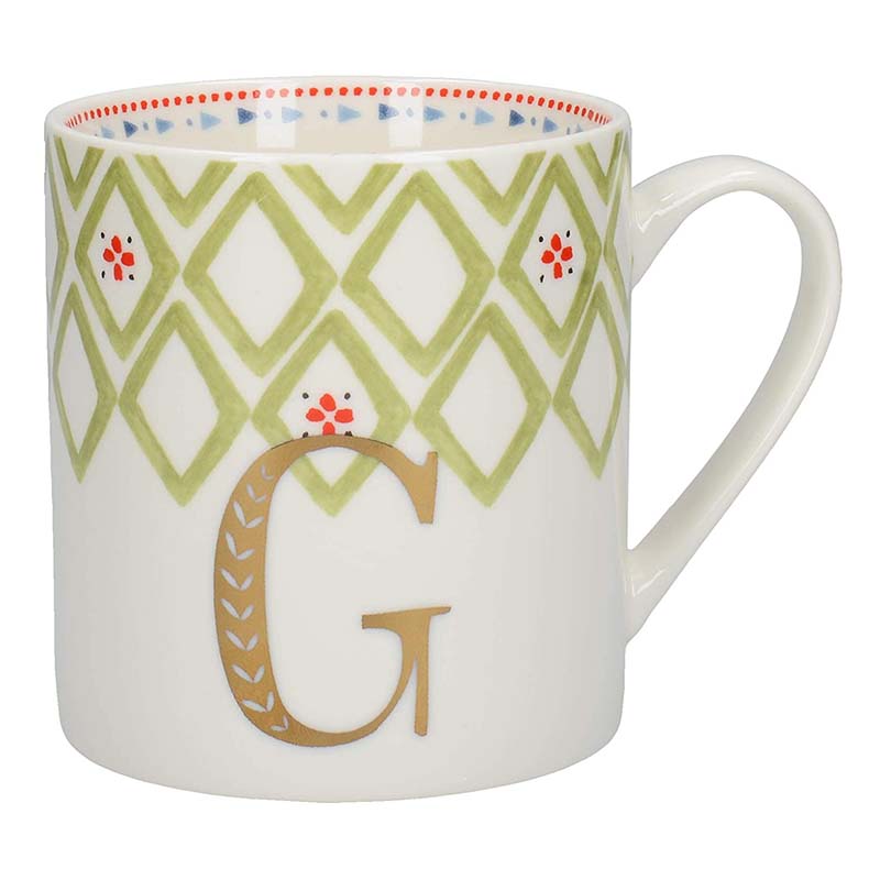 MUG CERAMIC ALPHABET G