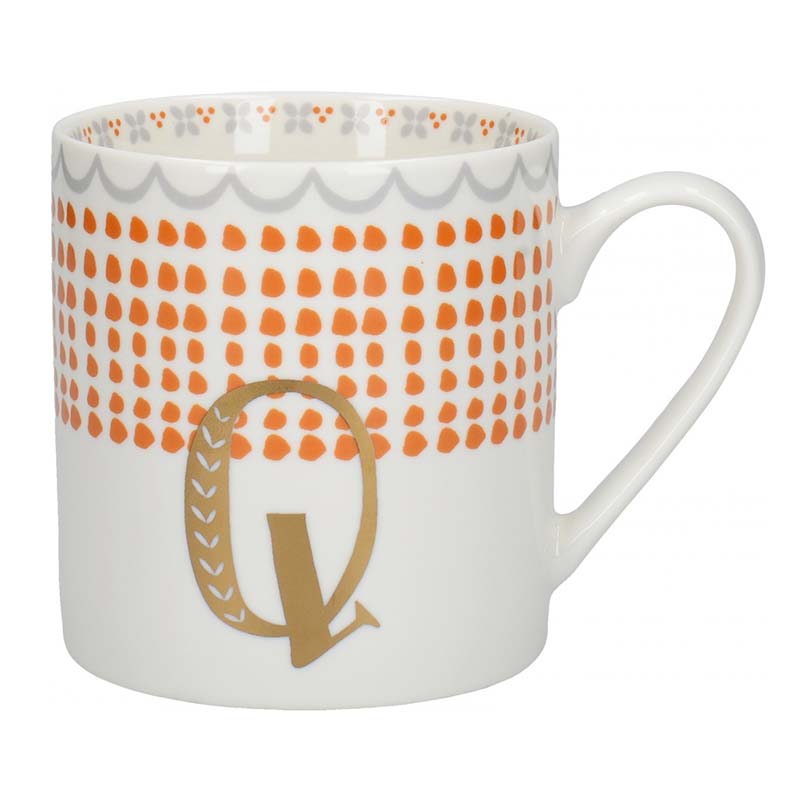 MUG CERAMIC ALPHABET Q