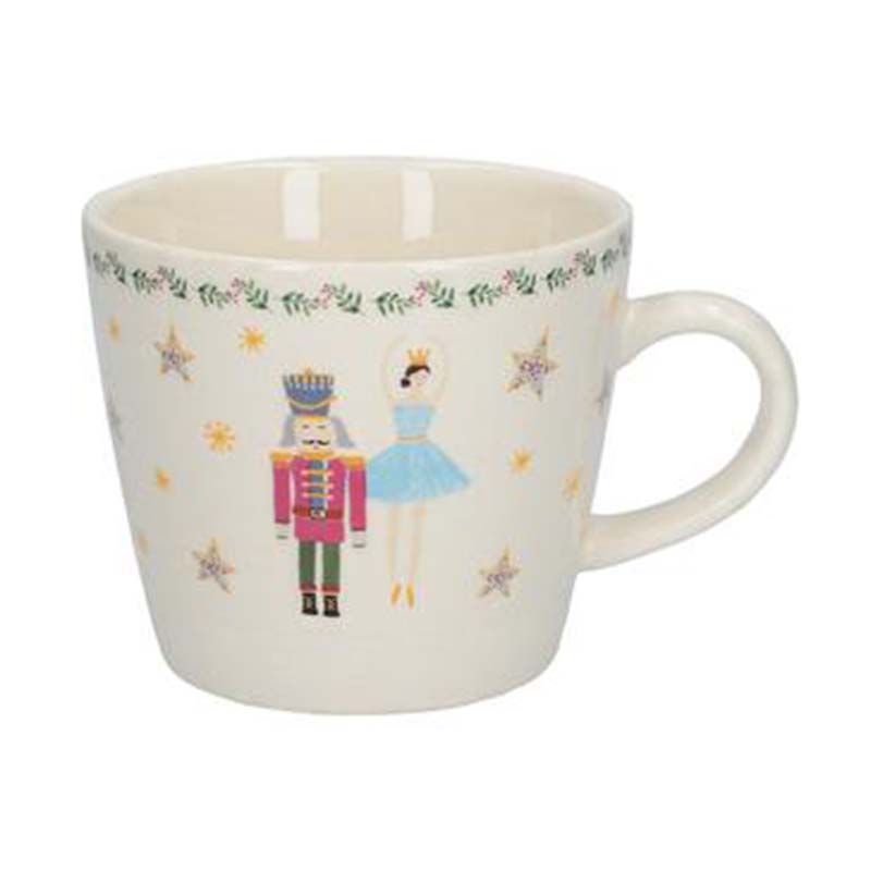 MUG CERAMIC NUTCRACKER PRINT