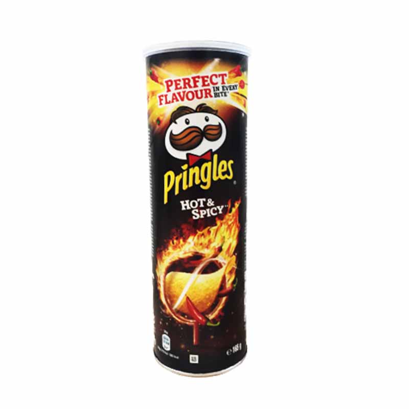 PRINGLES CHIPS HOT-SPICY 165G