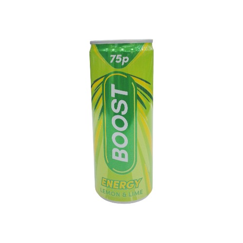 BOOST ENERGY LEMON & LIME 250ML