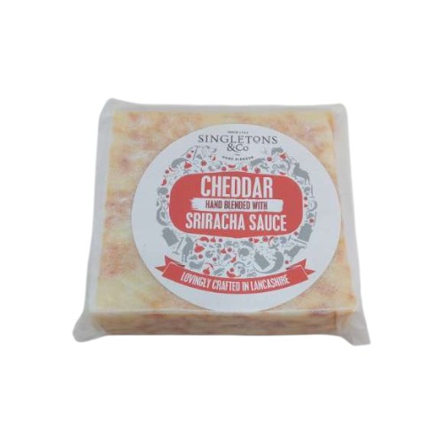 SINGLETONS SRIRACHA CHEDDAR 200
