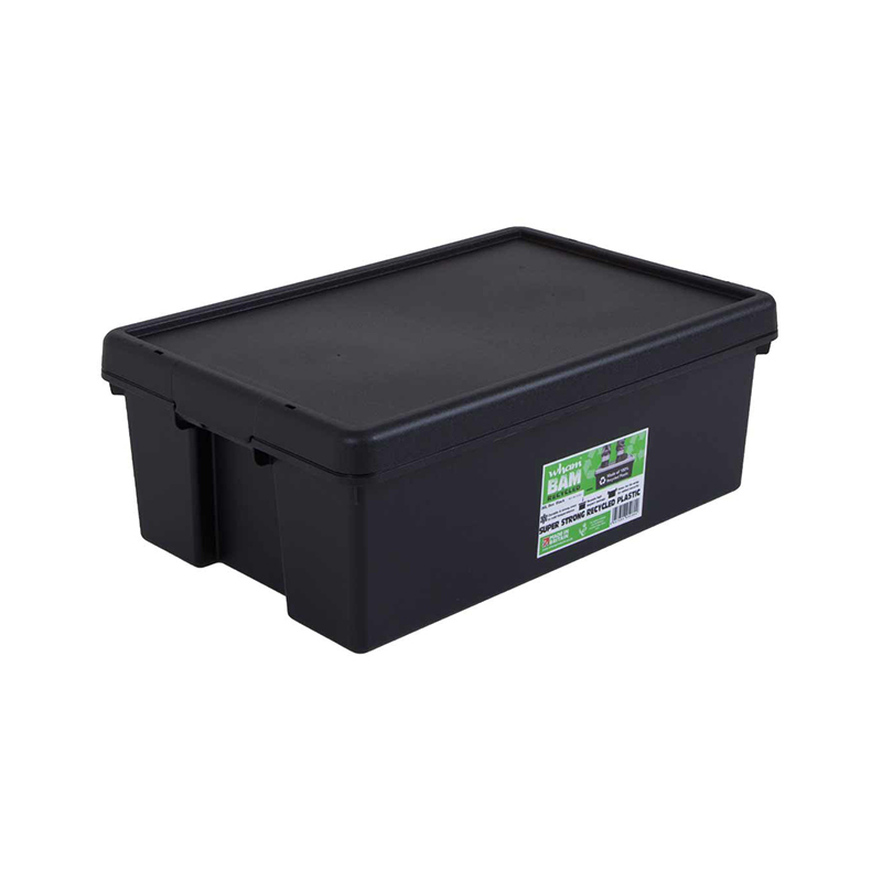 WHAM HEAVY DUTY BOX W LID 36L B
