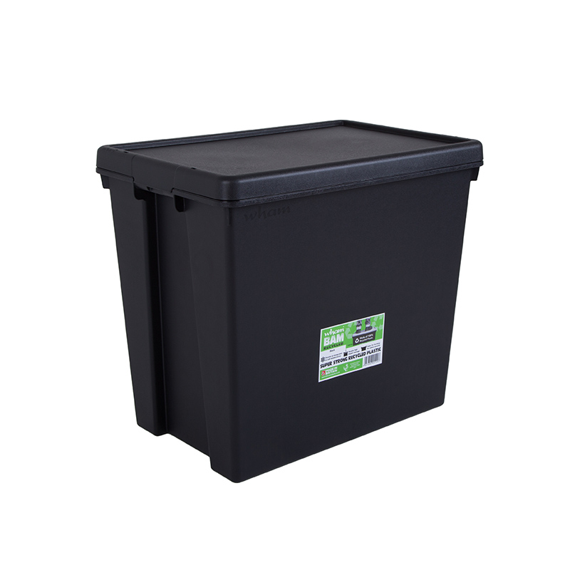 WHAM HEAVY DUTY BOX W LID 92L B