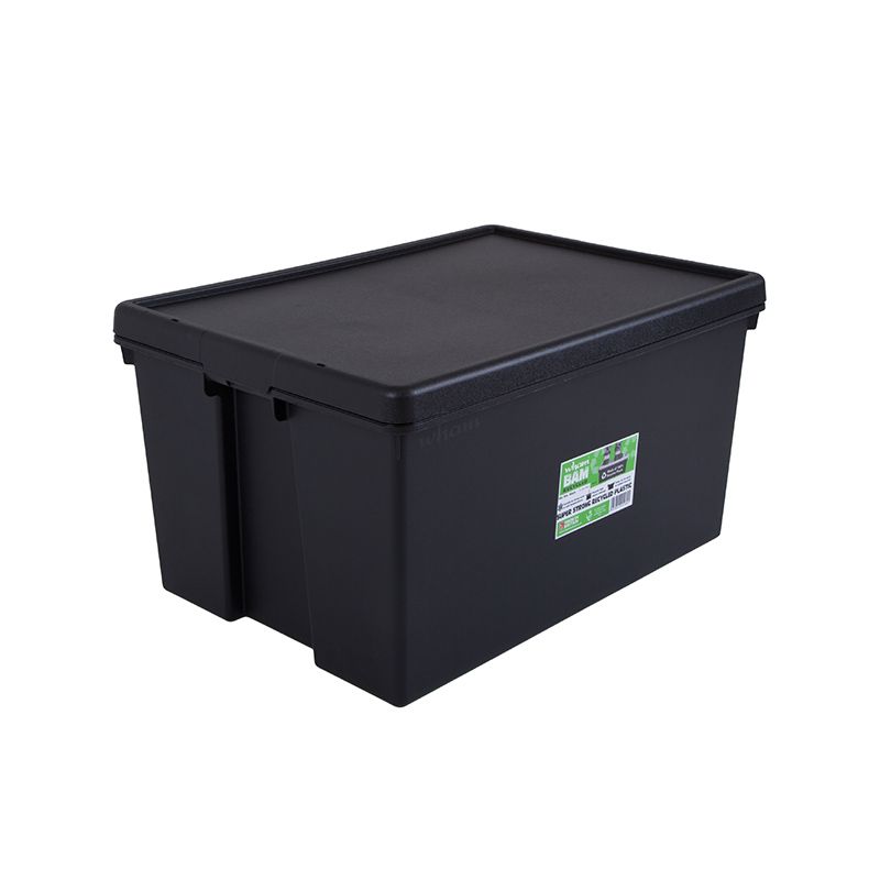 WHAM HEAVY DUTY BOX W LID 96L B