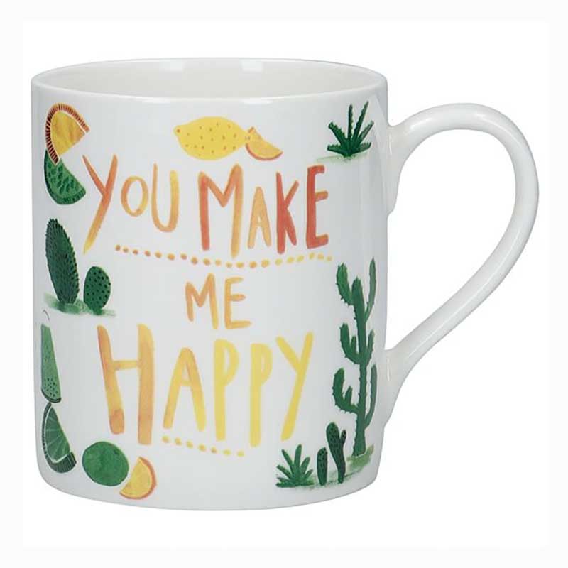 MUG CERAMIC HAPPY