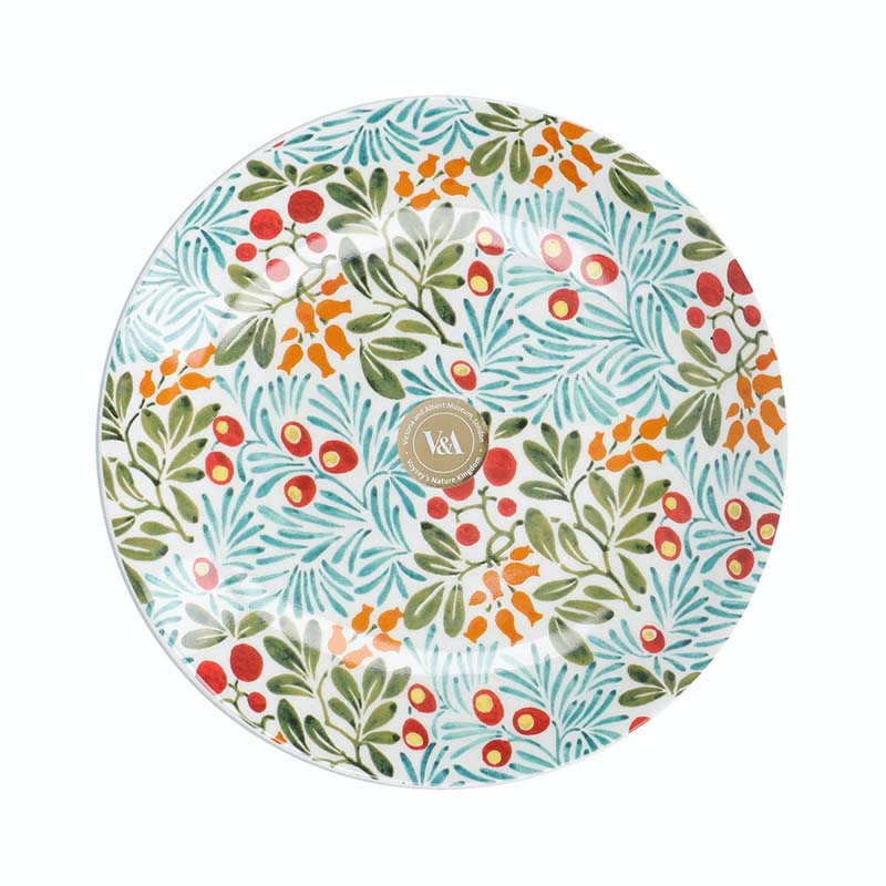 PLATE CERAMIC ARBUTUS 18CM ROUN