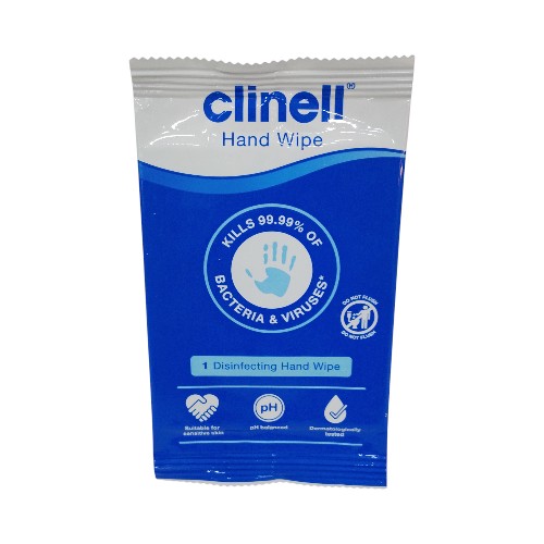 HAND WIPE DISINFECTING 1PCS CLL