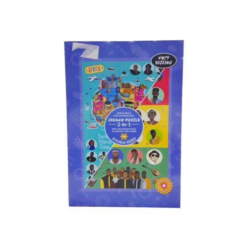 AFRICA MAP PUZZLE 100PCS DOUBLE