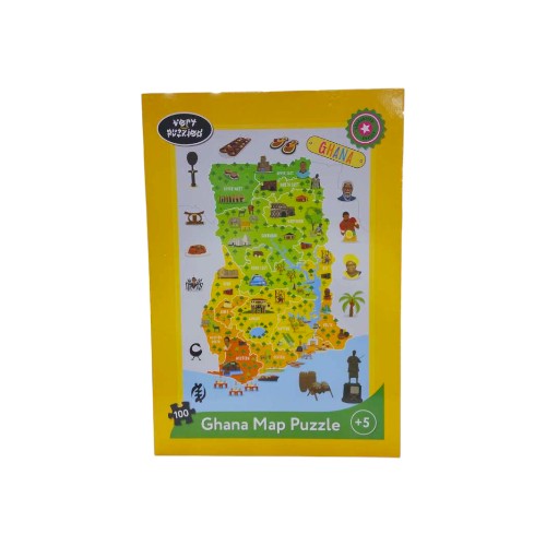 VERY PUZZLED GHANA MAP PUZZLE