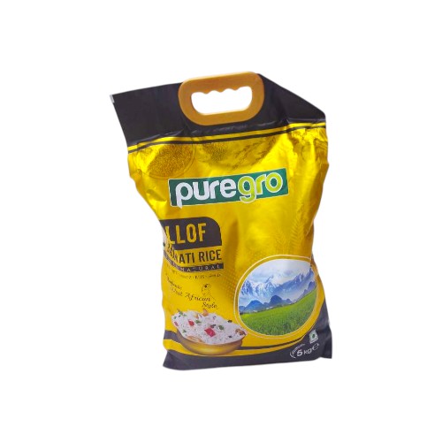 PUREGRO JOLLOF BASMATI RICE 5KG