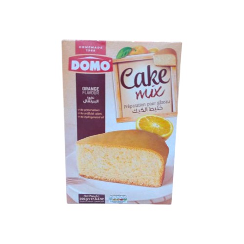 DOMO CAKE MIX ORANGE 500G