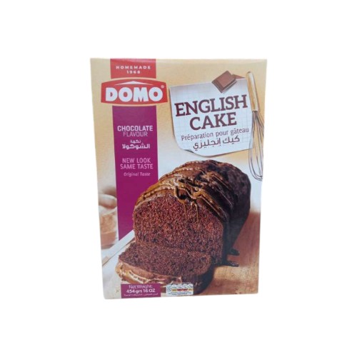 DOMO CAKE MIX ENGLISH CHOCO 454