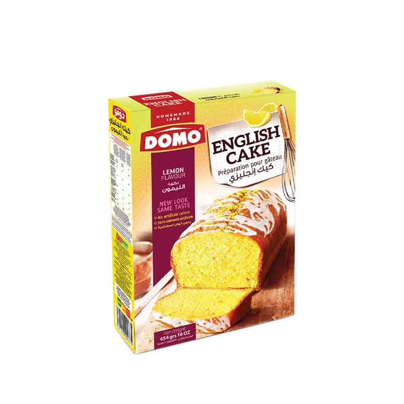 DOMO CAKE MIX ENGLISH LEMON 454