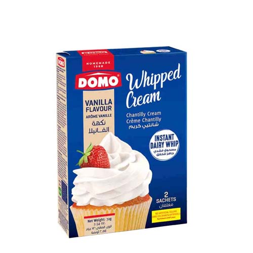 DOMO CREAM CHANTILLY VANILLA 72