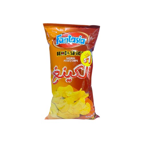 FANTASIA CHIPS HOT  SPICY 160G